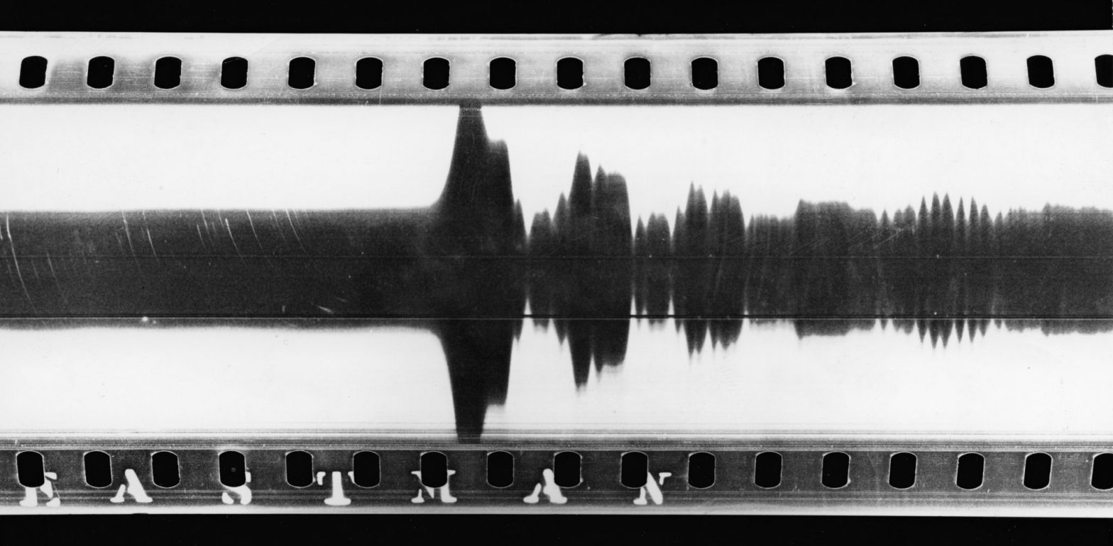 Eric Tigerstedt: Amplitude sound drawing on film.