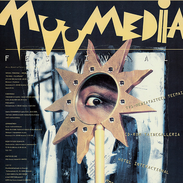 MuuMediaFestival 1995 poster. 